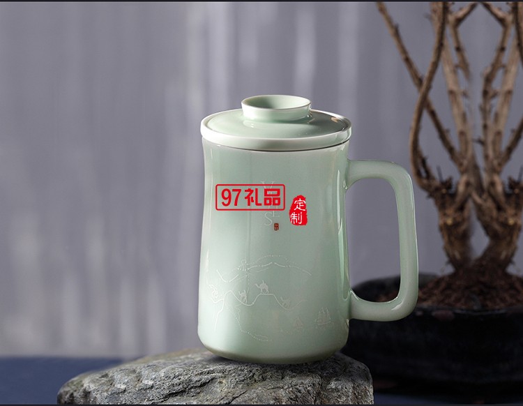 璽玉養(yǎng)生青瓷套裝 可定制logo 