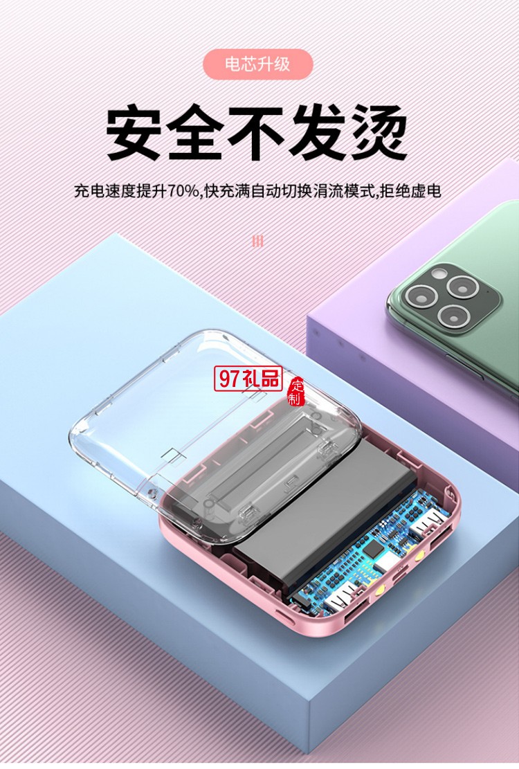 實(shí)用商務(wù)禮品套裝 充電寶10000毫安移動(dòng)電源一拖三數(shù)據(jù)線(xiàn)定制logo