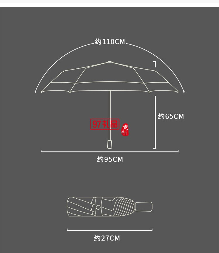 拼色創(chuàng)意手動三折傘 外貿(mào)折疊晴雨傘廣告?zhèn)鉼mbrella