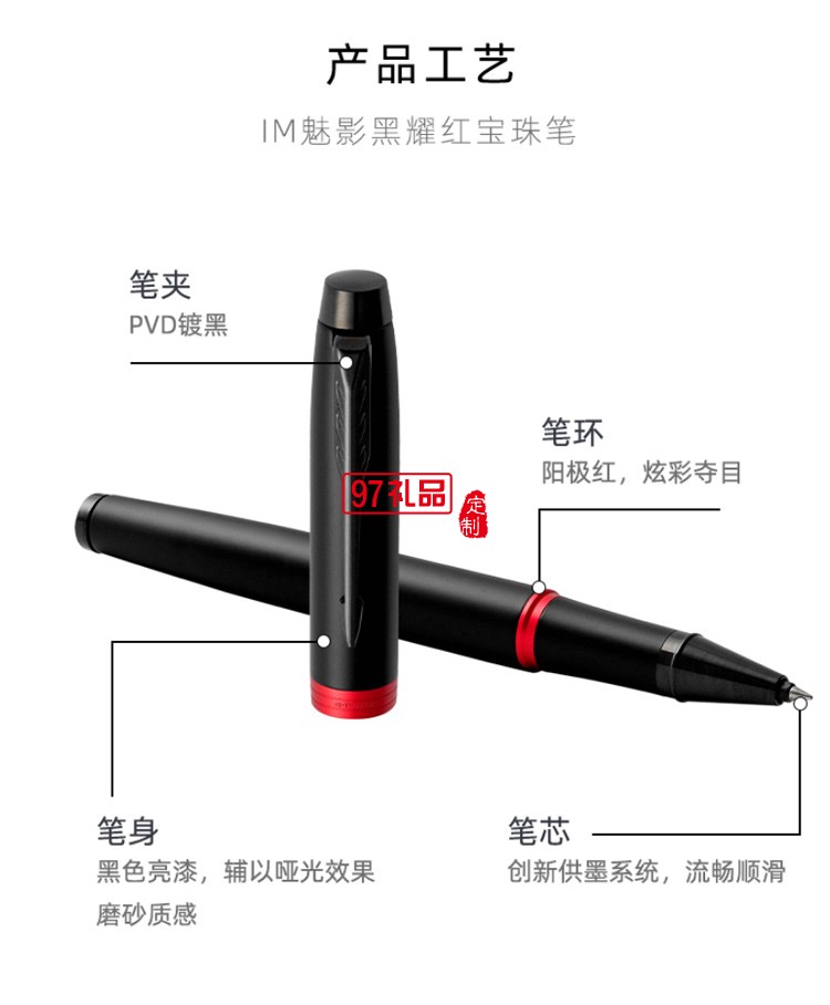 PARKER/派克新款I(lǐng)M寶珠筆大唐盛世商務(wù)禮盒高檔商務(wù)禮品定制