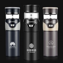 汽車案例 德國(guó)EDISH保溫杯316不銹鋼便攜茶水分離泡茶杯 