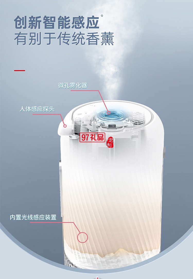 香薰機臥室?guī)频晟逃么筇贸暡F化便攜迷你定制公司廣告禮品