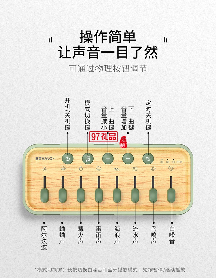 自然情景藍(lán)牙音響店鋪專用便攜式音箱演出定制公司廣告禮品