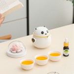 月滿桂香時，把團(tuán)圓揉進(jìn)晚風(fēng)里，熊貓茶具套組